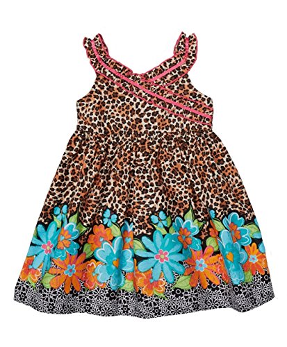 Youngland Little/Toddler Girls Sundress Leopard Floral